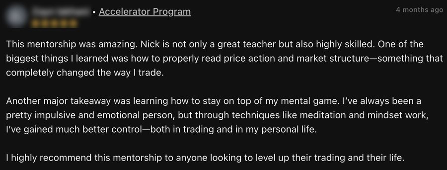 Review: learning to properly read price action and market structure completely changed the way I trade