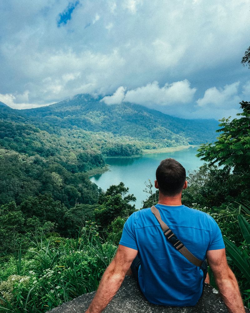 Nick Updike: Overlooking the water in Bali